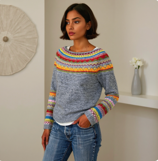 Linnea | Varm och bekväm retrotröja