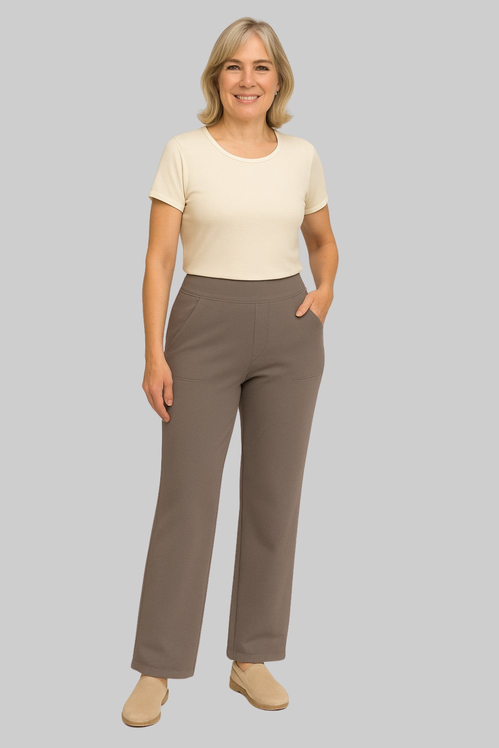Calista | Elegant byxa i mjuk jersey